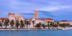 Verken oude stadscentra in Split