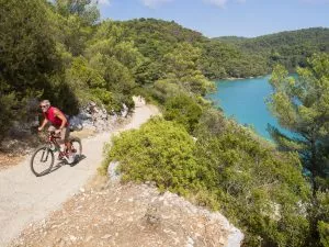 Explore Mljet's scenic parts by bike