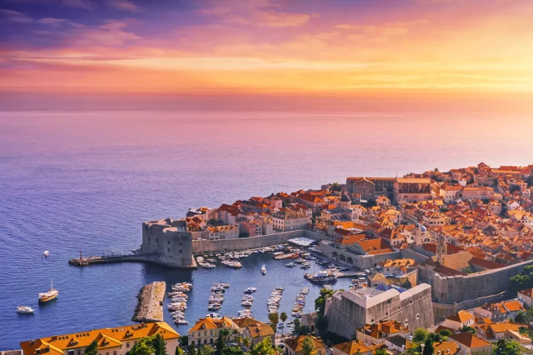 Sonnenuntergang in Dubrovnik